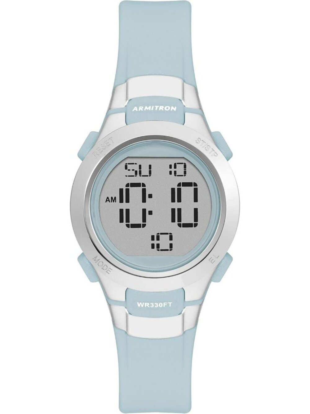Stylish Women's Digital Chronograph Watch with Resin Strap - Sporty & Durable